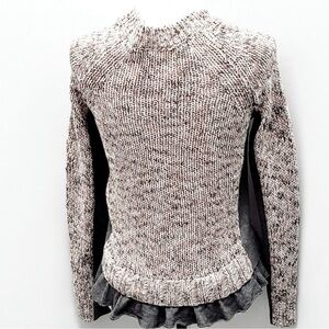 Anthropologie ~ Moth Ruffled Pullover- size small